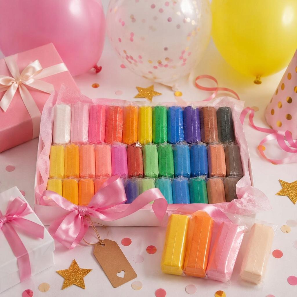 Foam set of 36 colors, soft, creative plasticine