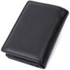 Practical Wallet with Coin Holder Made of Genuine Leather ST Leather 22740 Black