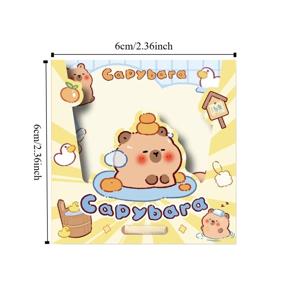 Стационарный материал для заметок Capybara Paper Милый блокнот Capybara DIY Scrapbooking