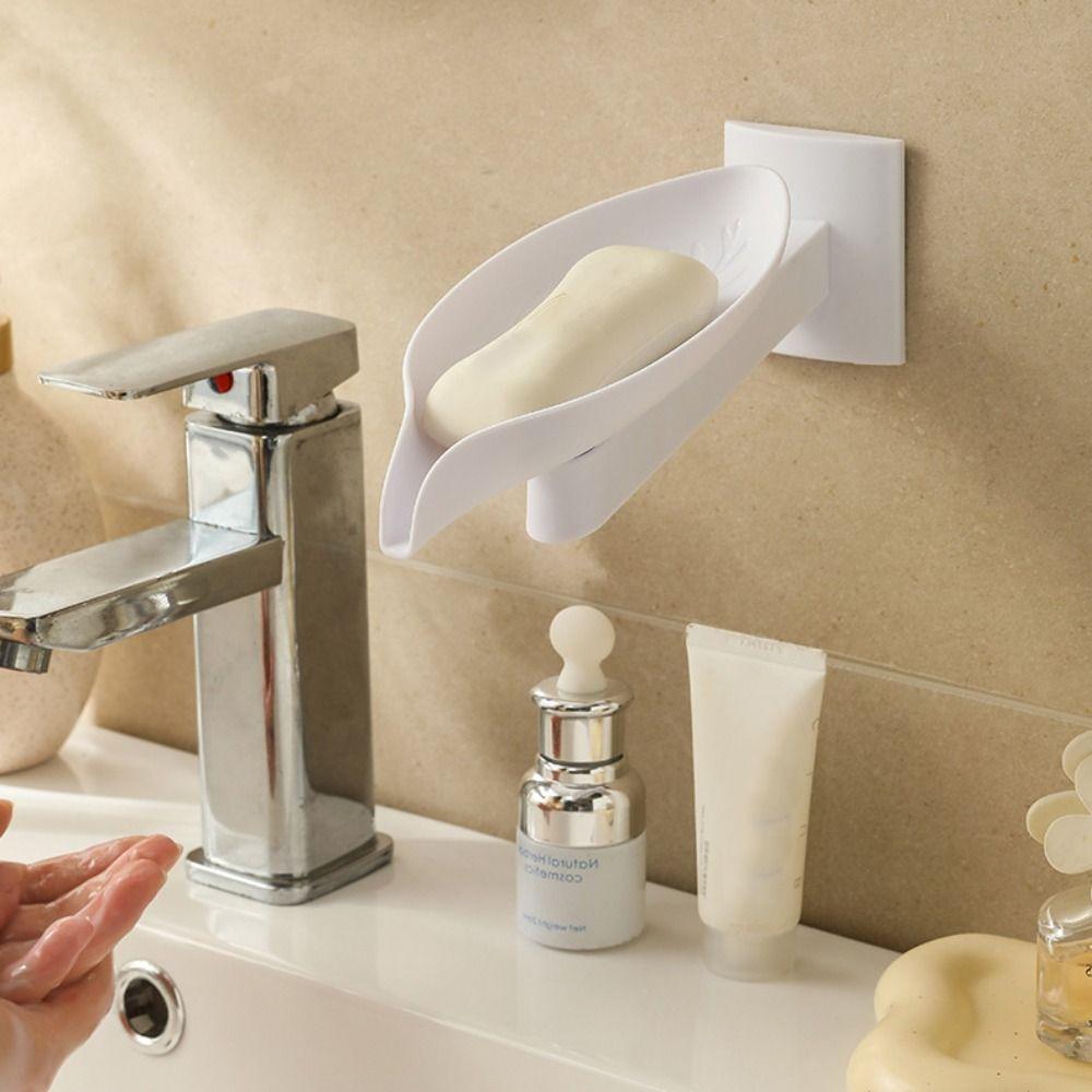 360 Rotatable Soap Drain Rack Adjustable Soap Box New Bathroom Soap Holder