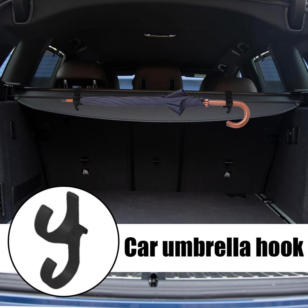 Car Umbrella Hook 2 Pieces High Load-Bearing Umbrella Hook for Van RV Automotive Road Trip Camping Travel Outdoors