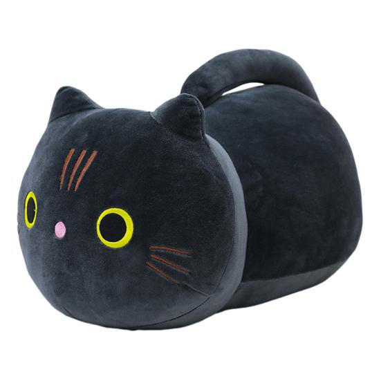 Кукла-кошка Плюшевая игрушка Снятие стресса Мягкая Пушистая ПП Хлопок Ткань Обнимательная Подушка-животное Кукла Уютная Сенсорная игрушка