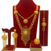 Middle East Dubai Wedding Jewelry Set Famous Style Necklace Earrings Ring Bracelet