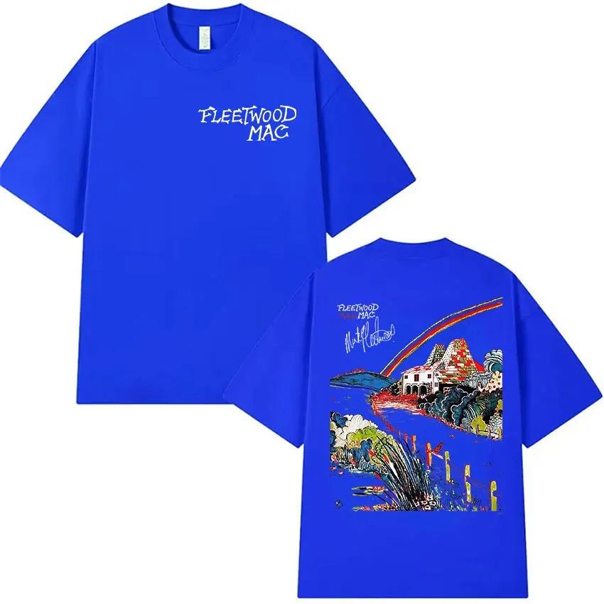 Rock Band Fleetwood Mac 2026 Tour Merch TShirt Unisex Harajuku Style Vintage TShirt 100 Cotton Loose Fit Streetwear Tshirt