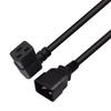 Эффективный 16A 250V шнур питания прямоугольный IEC320 C19 - C20 кабель питания для источников питания ИБП 3x1.55mm2 провод питания