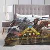Ark Survival Evolved Ultimate Edition Four Seasons Comfortable Warm Soft Throw Blanket Ark Survival Evolved Gaming Dinosaurs