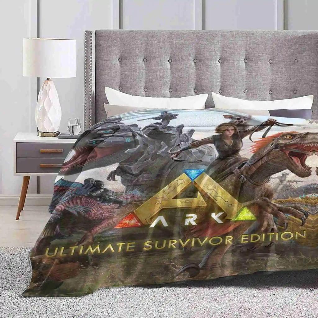 Ark Survival Evolved Ultimate Edition Four Seasons Comfortable Warm Soft Throw Blanket Ark Survival Evolved Gaming Dinosaurs