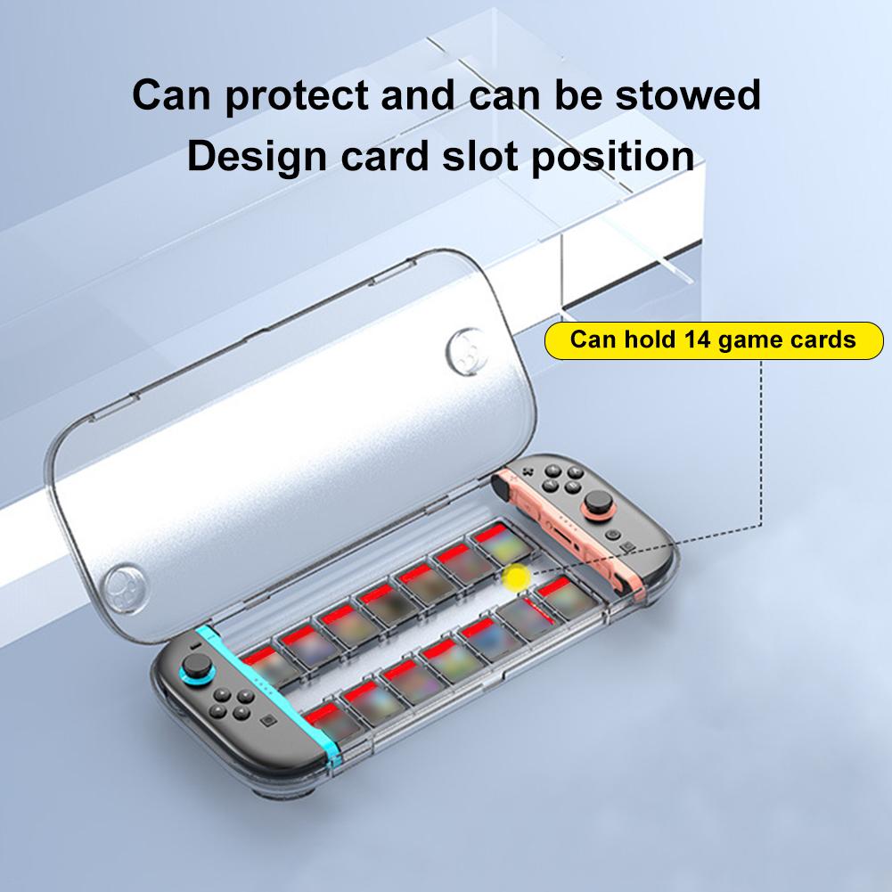 Protective Shell for Switch 2 Anti-drop Protective Case Cover with Game Card Slots for Switch 2 Games & Accessories