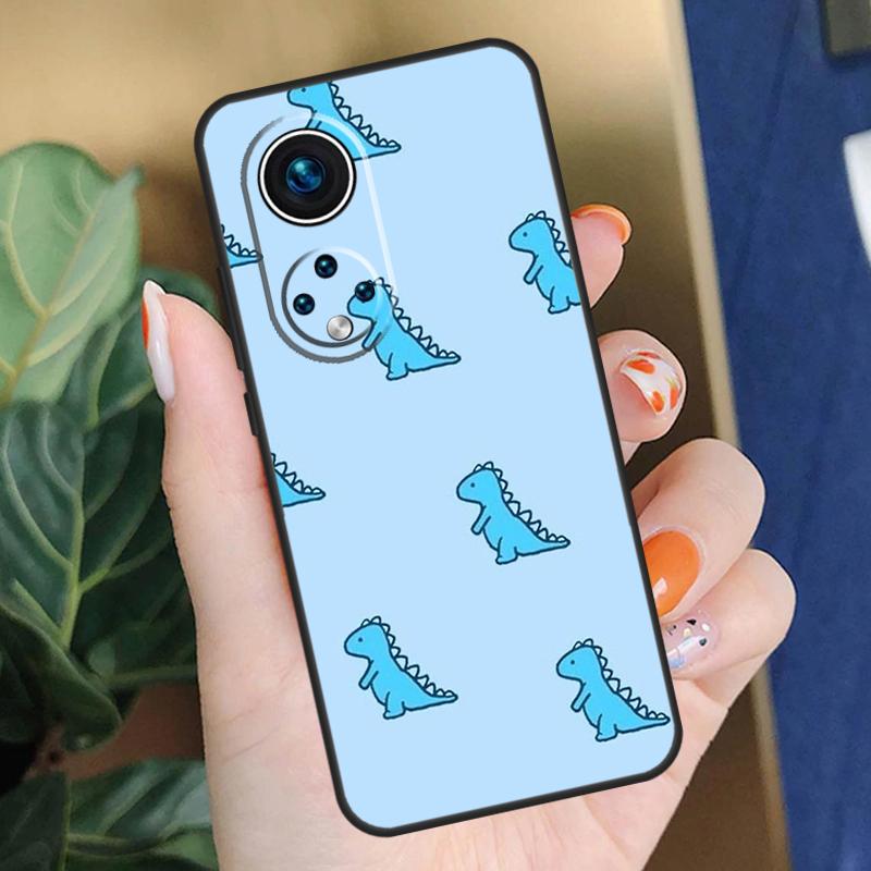 Милый Чехол с Динозавром Для Honor 200 Pro X9b X9a X8b X8a X8 X9 X9c 50 70 90 Lite Honor Magic 5 6 7 Pro Чехол