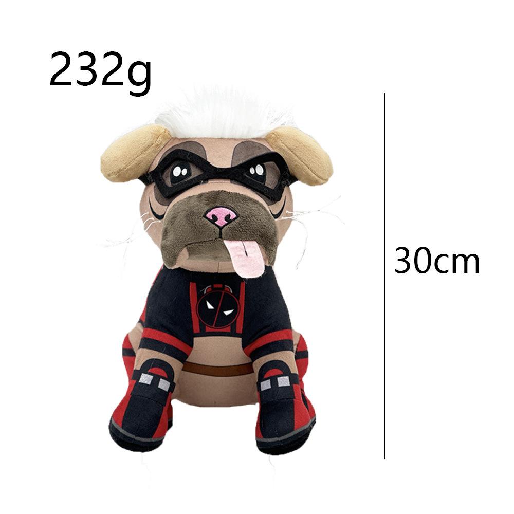 27 30 31cm Red Anti Hero Dog Plush Toy Soft Pillow Doll Birthday Christmas Gift Movie Accessory