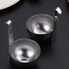 2Pcs Stainless Steel Egg Poacher Non-Stick Hanging Ears Egg Molds for Soft Hard Boiled Eggs Quick Meal Prep Tools