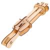 1 Set of  Assembly Paper Plane Launcher Kids DIY Toy Simulated Launcher Model Toy DIY Wooden Plaything