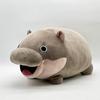 Moo Deng Hippo Plush Toys Cute Cartoon Girl Holiday Gifts Throw Dolls Pillow