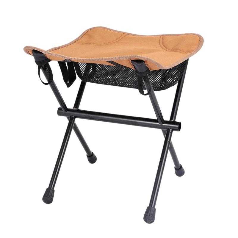 Lightweight Portable Camp Chair Compact Traveling Foot Stool For Travel Picnic Camping Hiking
