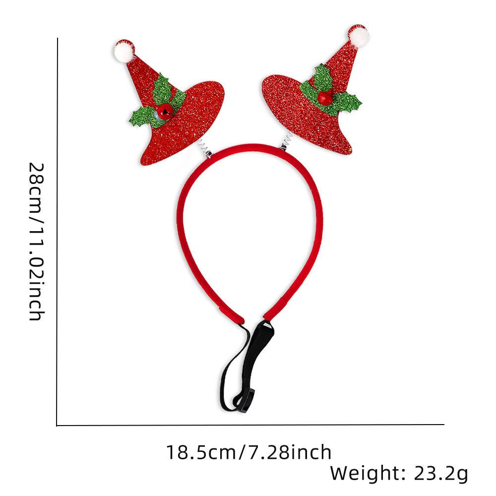 Очаровательная Рождественская Коллекция Повязок на Голову для Питомцев Ярких Праздничных Цветов для Собак