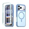 Применимо к iPhone17ProMax акриловый трехзащитный магнитный присасывающий чехол для мобильного телефона Apple 16Pro защитный чехол