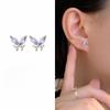 Персонализированные серьги-бабочки для женщин с супер яркими, свежими, милыми и простыми серьгами в стиле Ins