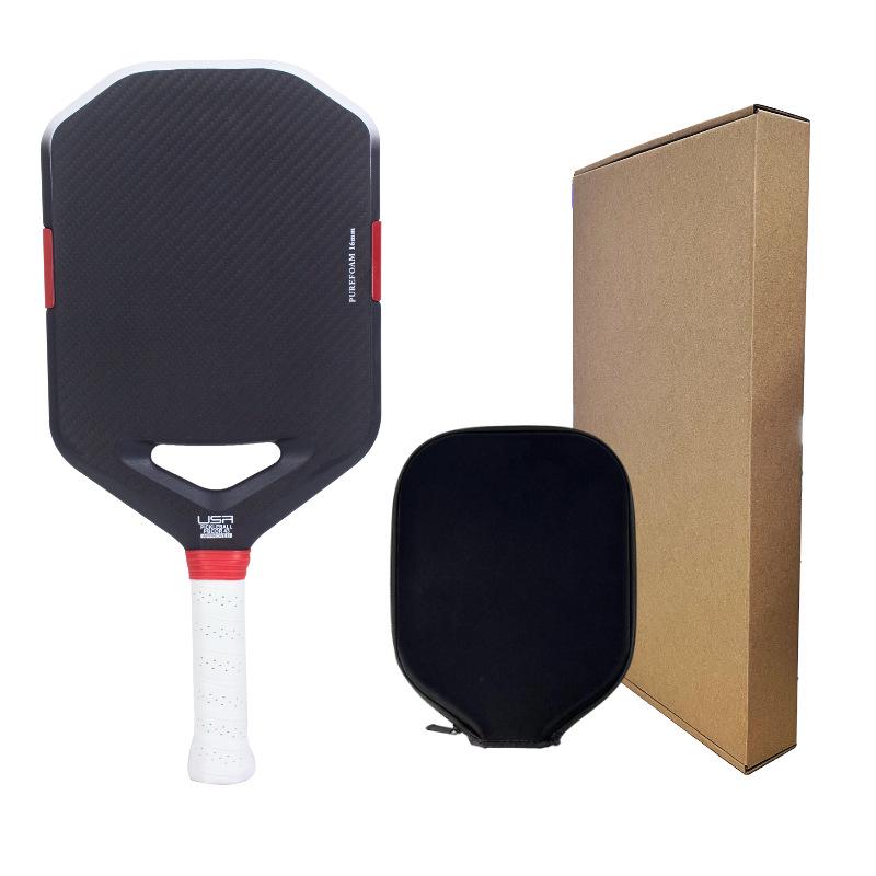 Бесшовная pickleball ракетка Tesla 3K из углеродного волокна – Интегрированная термопрессом, Хит продаж