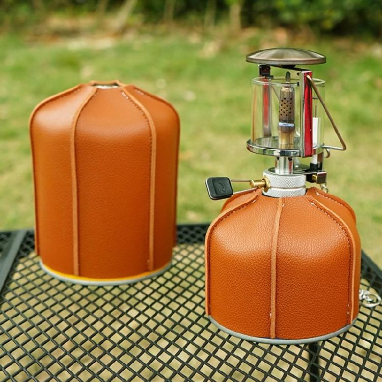 Camp Tanks Cover Outdoor Propane Tanks Gas Canister Leather Gas Canister Sleeve