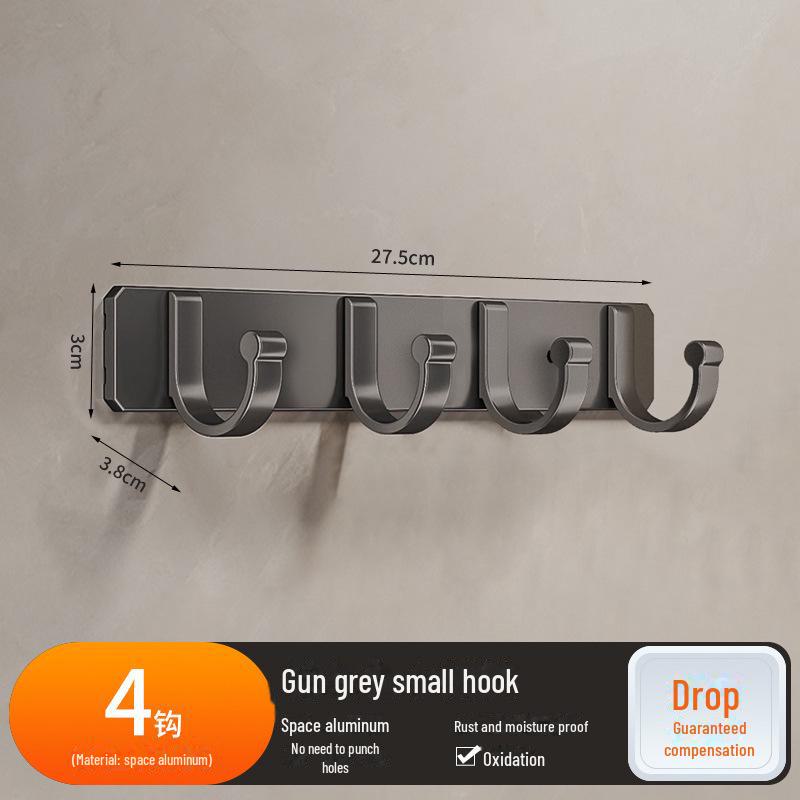 Крепкий настенный крючок для кухни и ванной комнаты - настенная и дверная вешалка без проколов для одежды