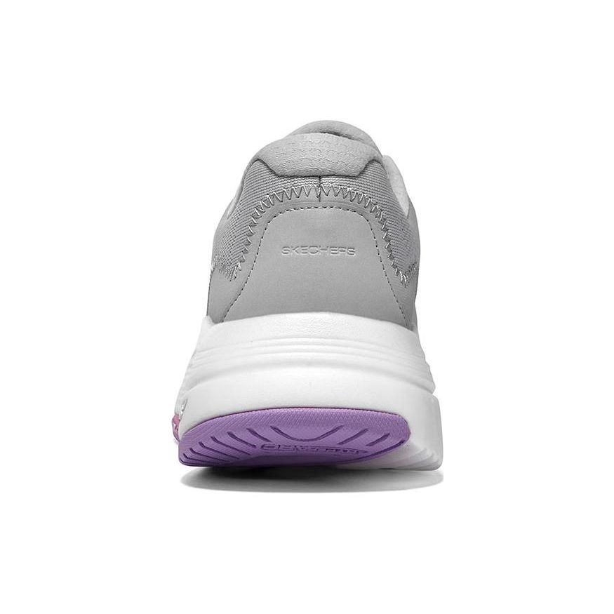 Skechers Go Walk Distance Walker Свежие Модные Низкие Повседневные Кроссовки Женские Серый Фиолетовый 125129-GYLV