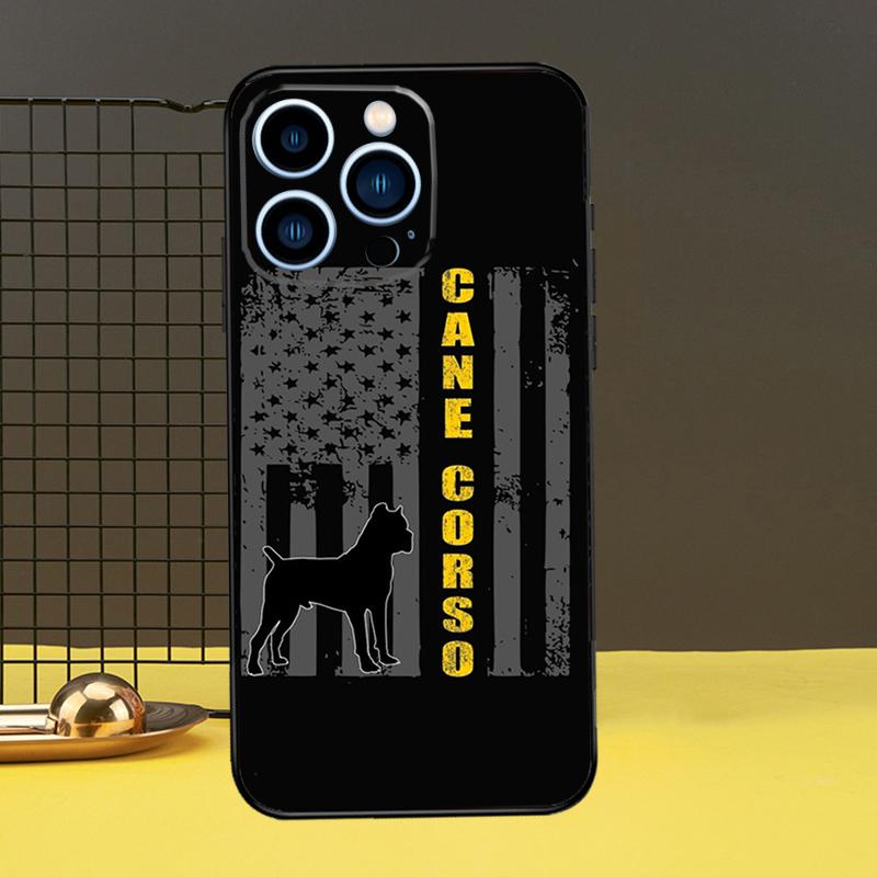Чехол для телефона с изображением Кане-корсо Итальянского мастифа для iPhone 16 15 14 13 12 11 Pro Max X XR XS Max 7 8 Plus 12 13 Mini Задняя крышка