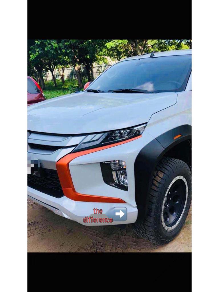 Mitsubishi L200 TRITON 2015-2019 Widened Wheel Arches with Reflector
