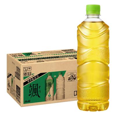 Asahi Soft Drinks Hayate Бутылка без этикетки 620 мл x 24 бутылки [Чай] [Зеленый чай]