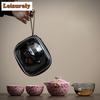 Antique Ru Kiln Peony Flower Tea Set Kit Aesthetic 1 Pot 2 Cups Tea Making Portable Travel Organizer Bags Chinese Tea Set Gift