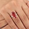 Pink Rubellite Gemstone 925 Sterling Silver Jewelry Handmade Ring Gift For Mom RR-39-13