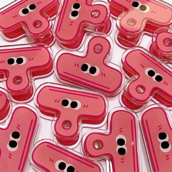 Симпатичные акриловые зажимы для пакетов с большими глазами, многоразовые зажимы для пакетов с закусками, прочные пластиковые зажимы для организации бумаги и документов в офисе, школе и дома.