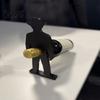 Unique Bar Accessories 3D Printed Cowboy Wine Rack, Creative Bottle Holder, Stable Desktop Artistic Support Art Ornament for Home Kitchen Dining Table