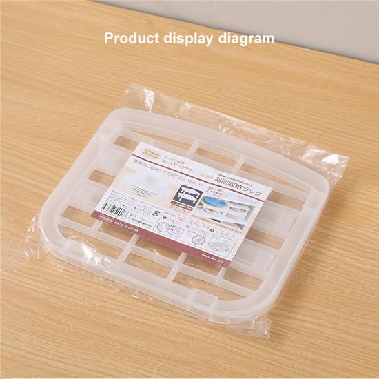 Складные полки для посуды Стеллаж для хранения кухонных принадлежностей Шкафы Полка для посуды Пластиковые полки для сушки посуды