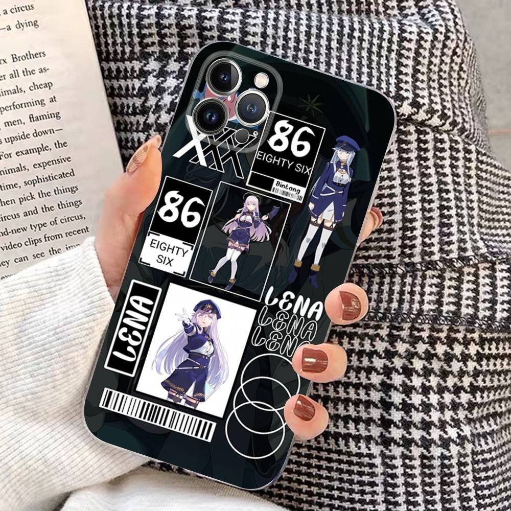 Чехол для телефона Аниме 86 Eighty Six Для IPhone 16 15 14 11 12 13 Mini Pro XS Max Чехол 6 7 8 Plus X Funda Shell