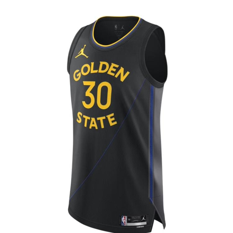 Jordan Стивен Карри Голден Стэйт Уорриорз 2024/25 Statement Edition Мужская майка Jordan Dri FIT НБА Swingman FQ4743-010