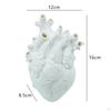Анатомическая ваза в форме сердца Креативное абстрактное искусство для кафе, ресторана, рабочего стола Черная
