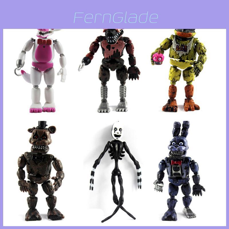 Захватывающая коллекция из 6 фигурок Fnaf Five Nights At Freddy's 19 см для энтузиастов