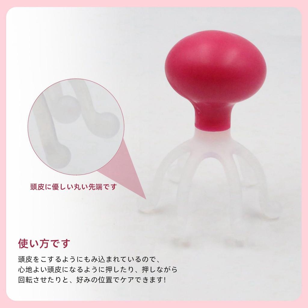 Набор из 2 массажеров для кожи головы с 6 зубцами для расслабления головы, силиконовый массажер для кожи головы, портативный и отличный подарок, уход, массажер в форме осьминога, щетка,