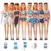 Fashion Doll Swimwear Summer Beach Style Clothes Accessories Beach Bathing Swimsuits 30cm Dolls