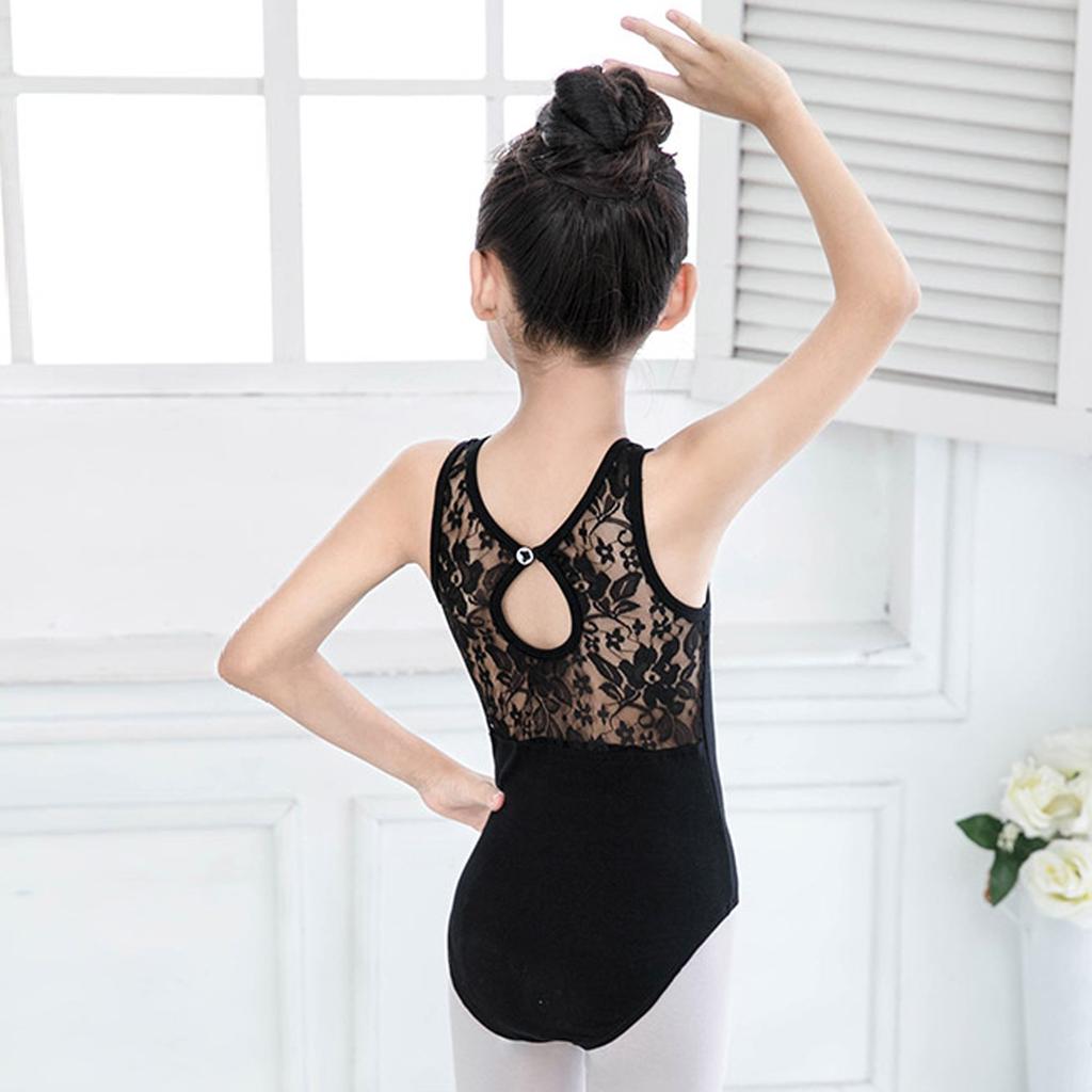 От 4 до 15 лет детская балетная танцевальная одежда без рукавов для девочек, гимнастический костюм