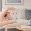 Portable 1/2/3/4/5 Minutes Hourglass 3 in 1 Sand Timer Clock Acrylic Hourglass Timer  School Use