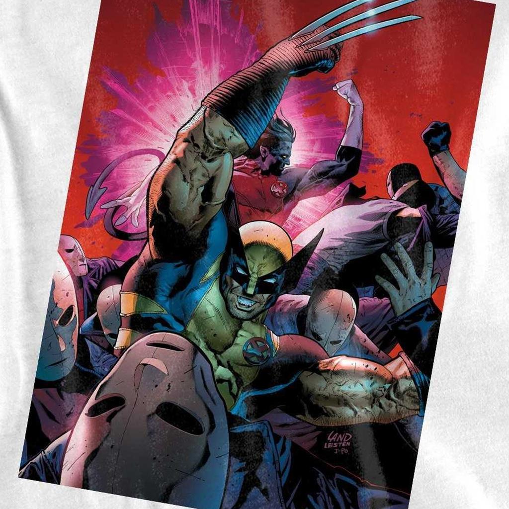 Marvel Childrens/Kids X-Men Wolverine Nightcrawler Comic Cover T-Shirt