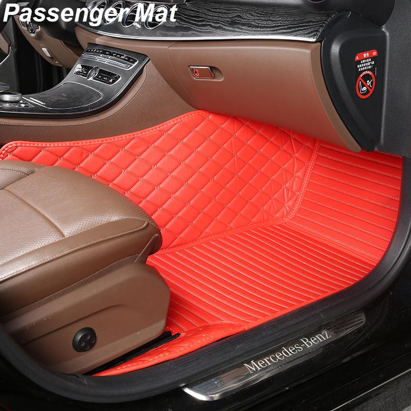 1 шт. кожаные автомобильные коврики на заказ для Volkswagen VW id4 2020 2021 2022 автомобильные аксессуары для интерьера Коврики для ног