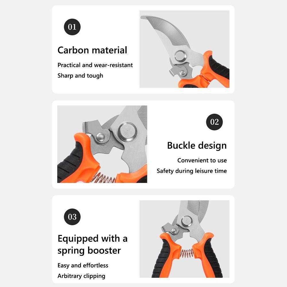 Garden Tool Branch Pruning Scissors Bird Beak Shape Fruit Picking Scissors Garden Pruning Shears