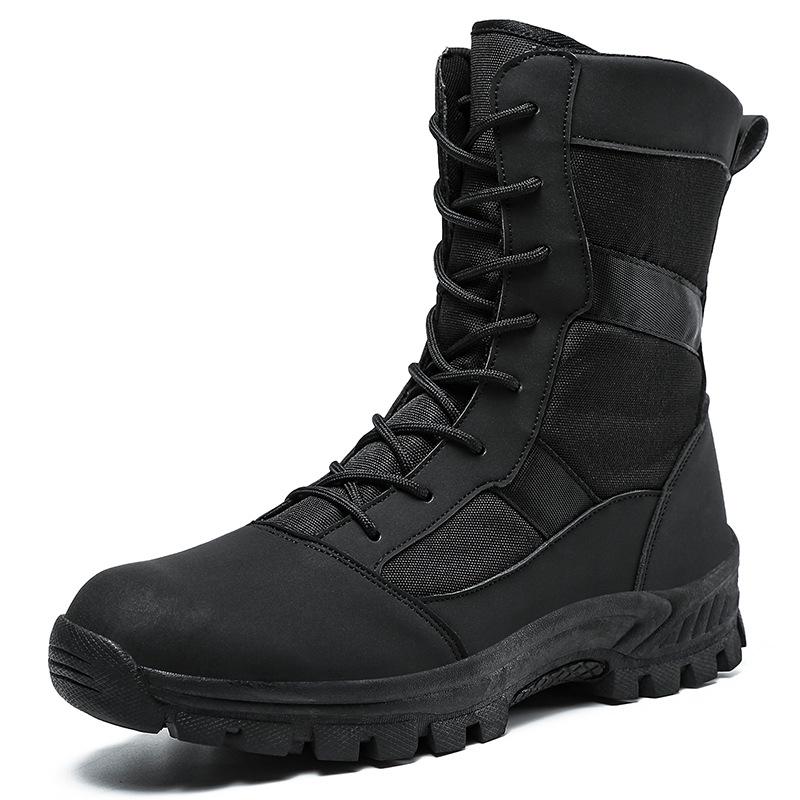Men's Large Combat Boots - High Top Outdoor Desert & Tactical Hiking Boots