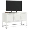Vidaxl Szafka Pod Telewizor, Biała, 100,5X39X60,5 Cm, Stalowa