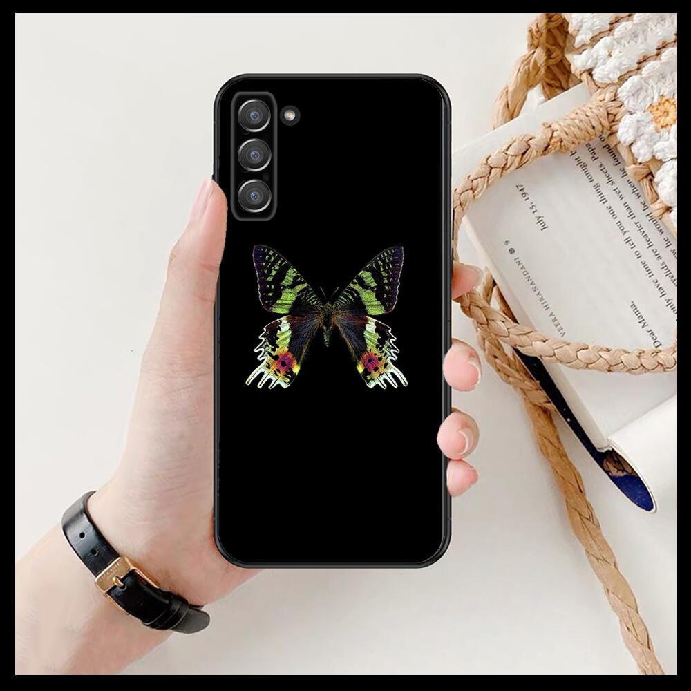 Красивый чехол для телефона с узором бабочки для SamSung Galaxy s6 s7 S8 S9 S10E S20 S21 S5 S30 Plus S20 fe 5G Lite Ultra Edge