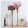 Metal Flower Vase Golden Table Flower Vase Retro Artificial Flower Vase  Home Decoration