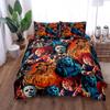 Halloween Pumpkin Horror  Duvet Cover Set Eu Single Double King Us Twin Full Queen Size Bed Linen Set