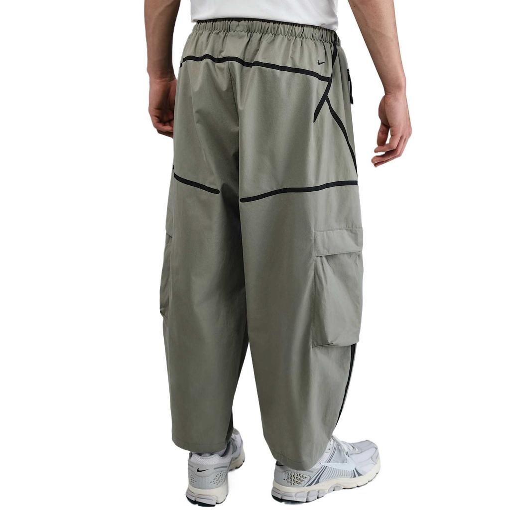 Nike Tech Comfortable Fashion Simple Versatile Nine-Point Sports Pants Men Bottoms Light-Army-Green Black HJ2951320